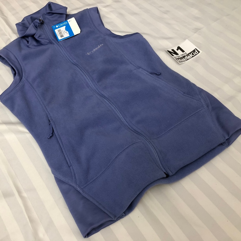 NEW Columbia Ladies Women Purple/Blue Vest Small S